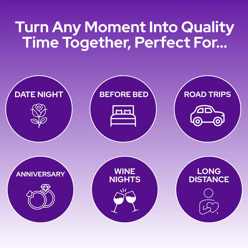 Couples Card Game with 100 Deep Questions in Four Love Categories for Date Nights and Meaningful Connection