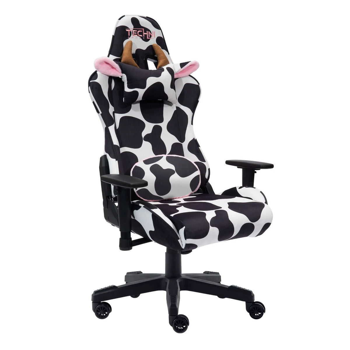 Cow Print Gaming Chair in Velvet