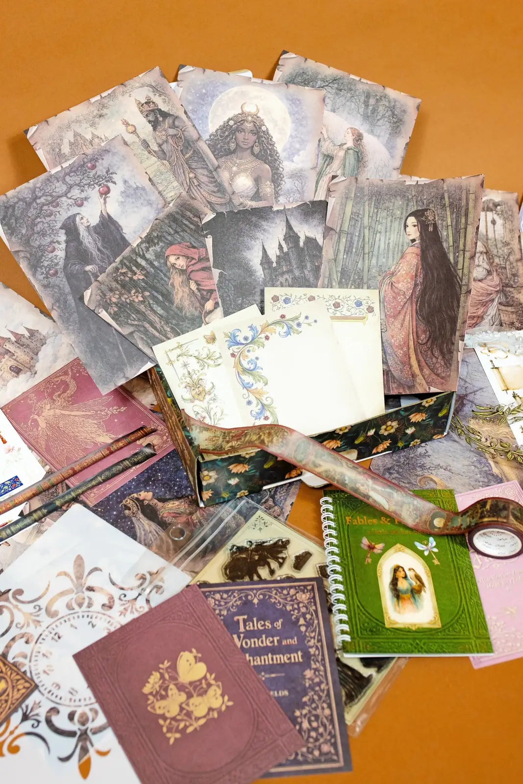 Craft Subscription Box with a Masquerade Theme for October and November and Cathedrals for December and January