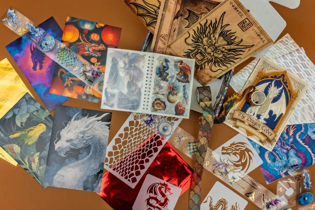 Craft Subscription Box with a Masquerade Theme for October and November and Cathedrals for December and January