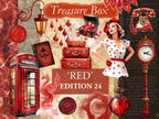 Craft Subscription Box with a Masquerade Theme for October and November and Cathedrals for December and January