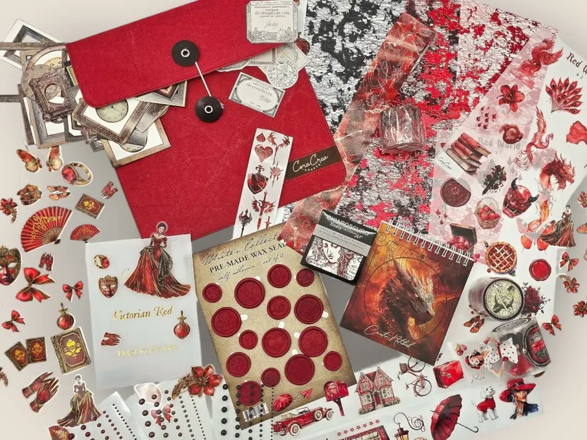 Craft Subscription Box with a Masquerade Theme for October and November and Cathedrals for December and January