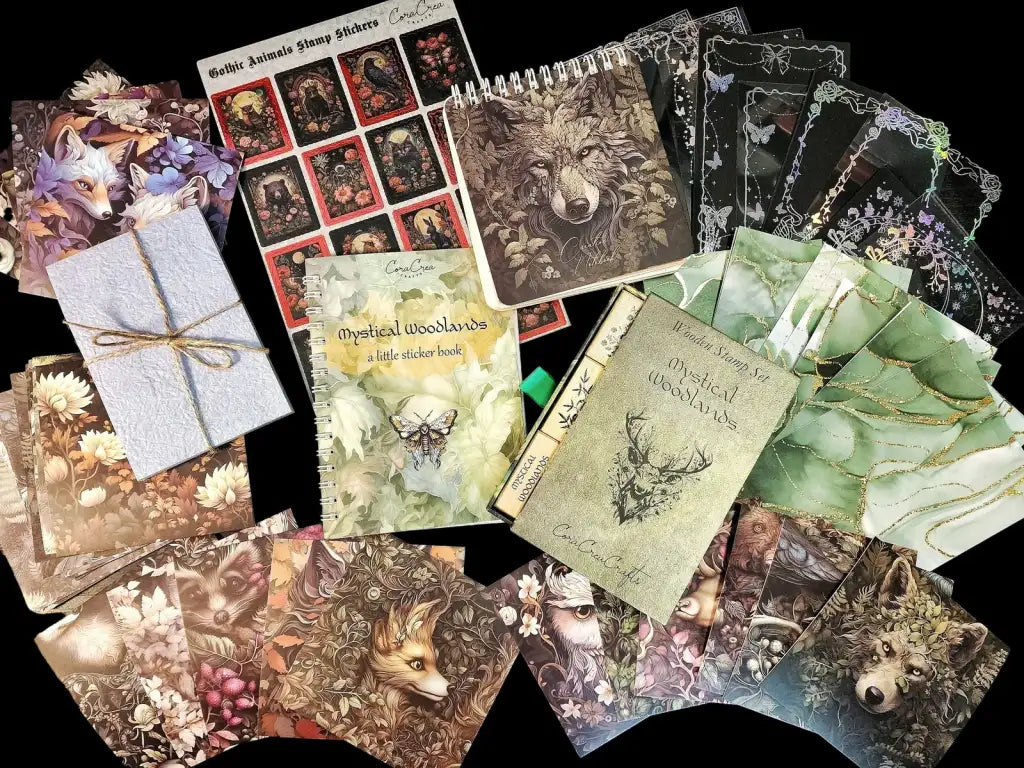 Craft Subscription Box with a Masquerade Theme for October and November and Cathedrals for December and January
