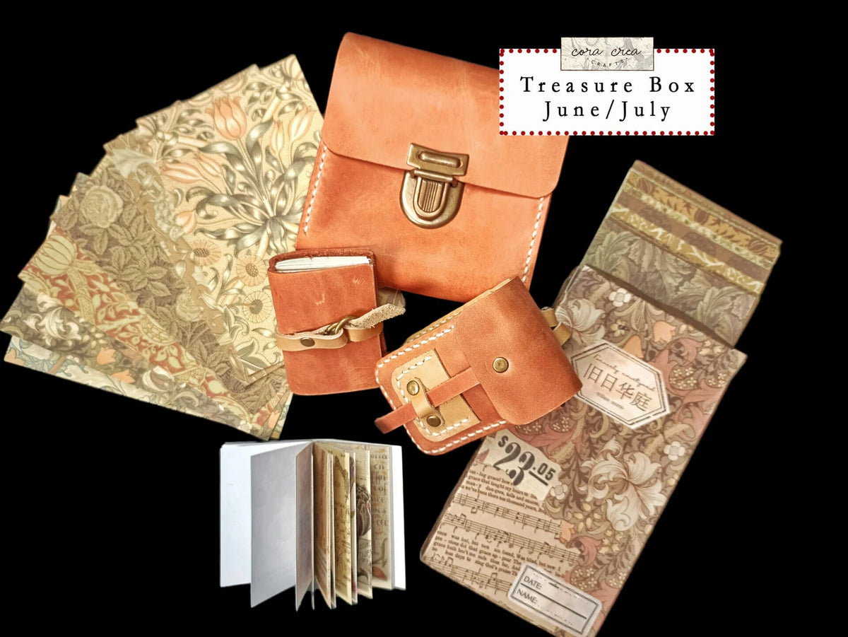 Craft Subscription Box with a Masquerade Theme for October and November and Cathedrals for December and January