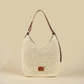 Crochet Bag Kit, Linen White