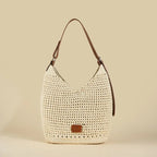 Crochet Bag Kit, Linen White