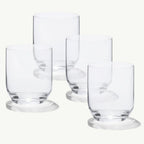 Crystal Drinking Glasses in Lead-Free Crystal, 4-Piece-15 oz