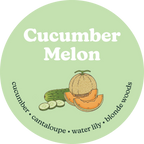 Cucumber Melon Soy Wax Melts in a 4 oz. Pouch, Infused with Essential Oils for a Crisp Fruity Scent