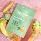 Cucumber Melon Soy Wax Melts in a 4 oz. Pouch, Infused with Essential Oils for a Crisp Fruity Scent