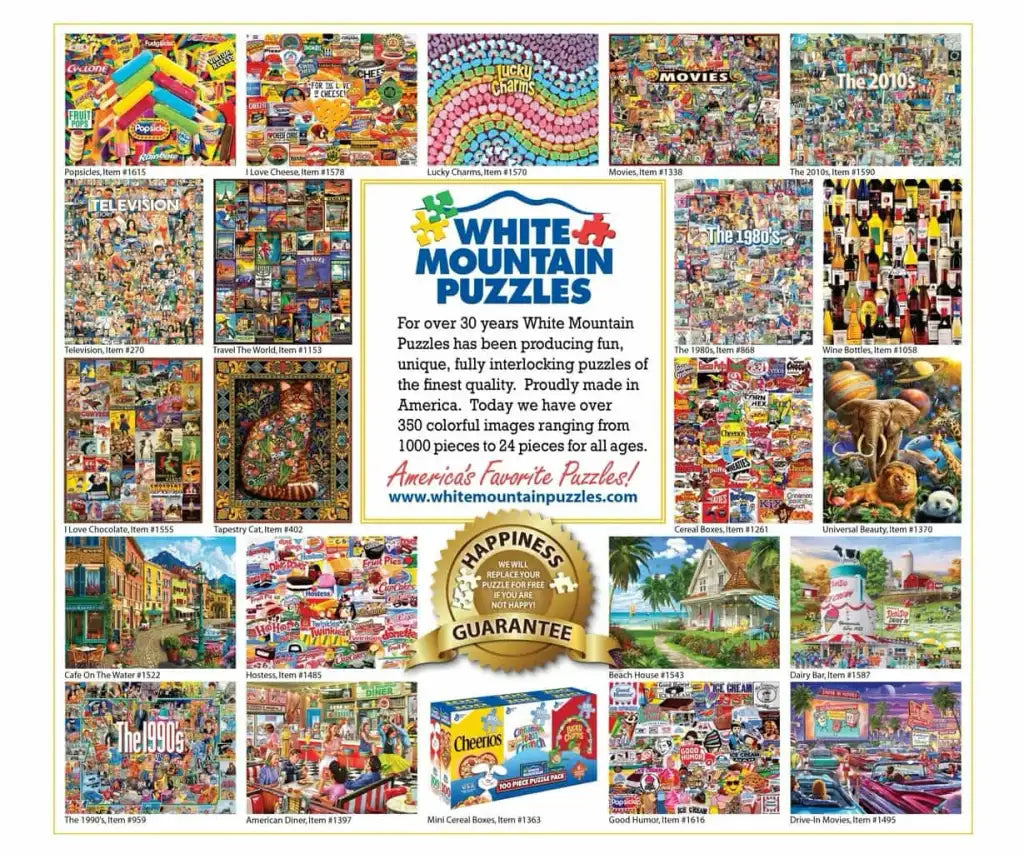 Cupcake Bakery Jigsaw Puzzle, 1000 Pieces Featuring a Colorful Pastry Shop Scene, Finished Size 24 x 30 Inches