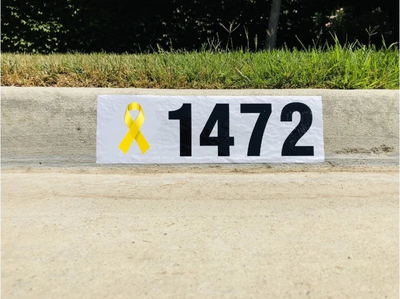 Custom Curb Address Number Decal