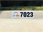 Custom Curb Address Number Decal