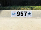 Custom Curb Address Number Decal