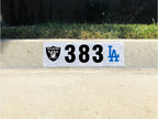 Custom Curb Address Number Decal