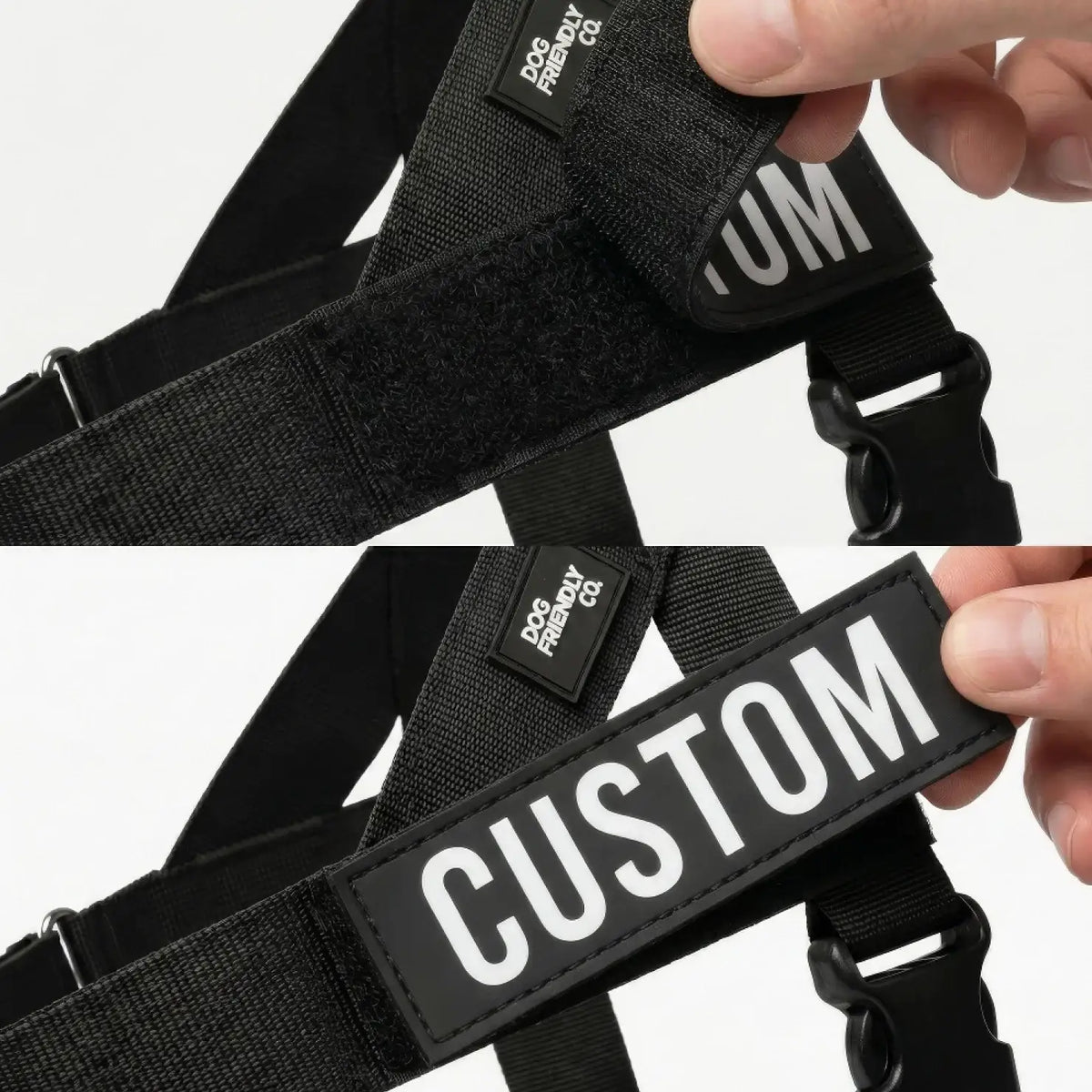 Custom Dog Name Patches in a Set of Two