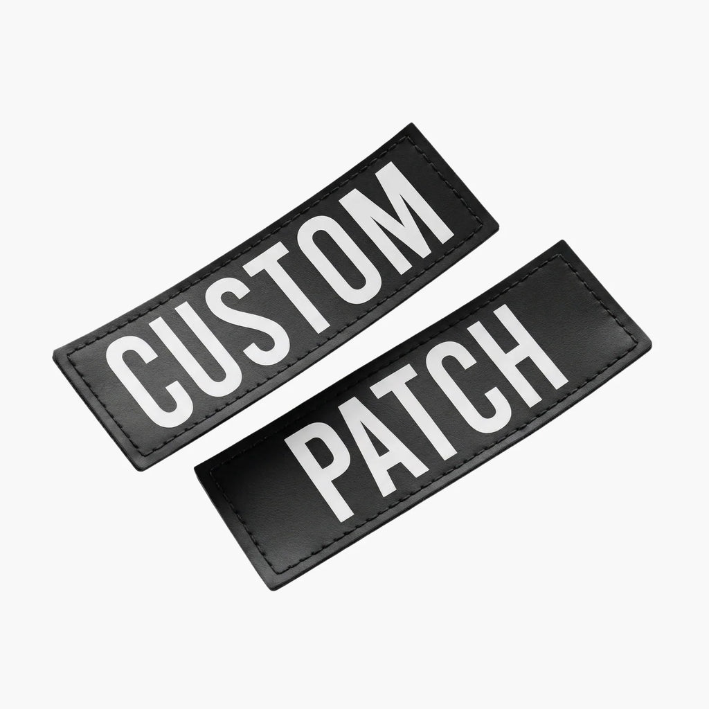 Custom Dog Name Patches in a Set of Two