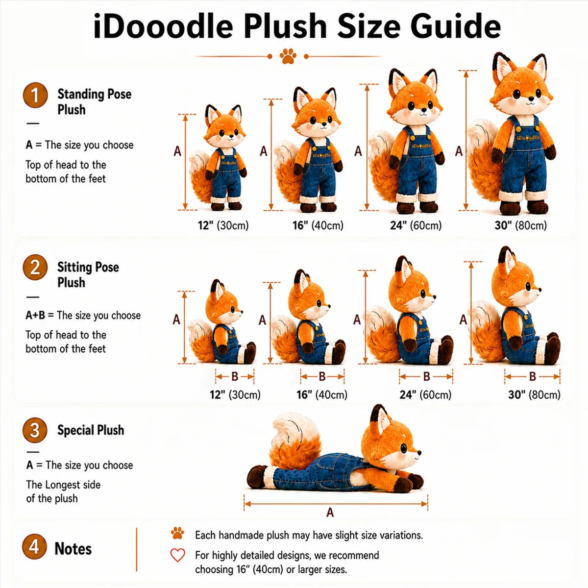 Custom Game Character Plush Doll Based on Your Design