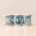 Custom Personalized Pet Mug, 15oz Glossy White Ceramic Coffee Cup for Morning Coffee, Tea, Cocoa and Pet Lover Gifts