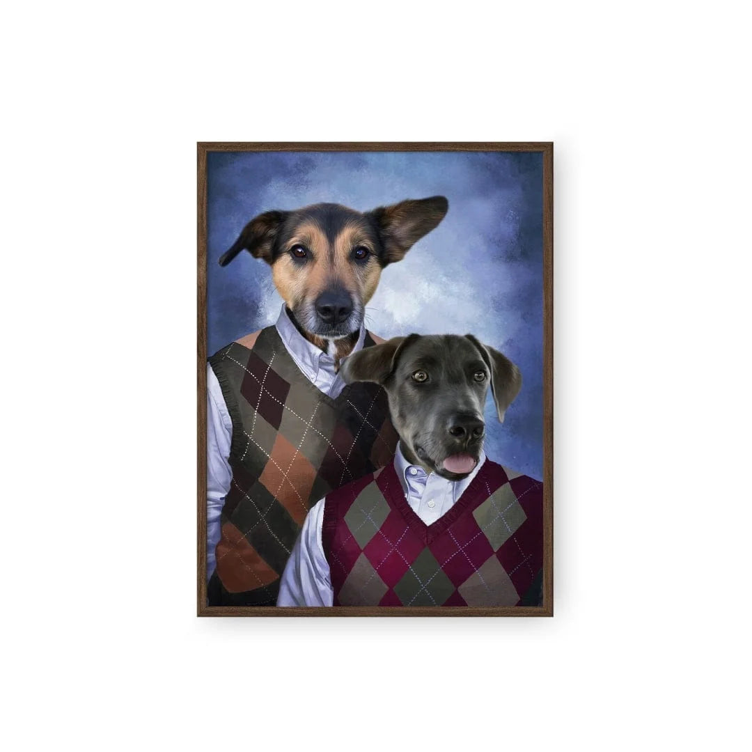 Custom Pet Portrait Poster in Step Brothers Style