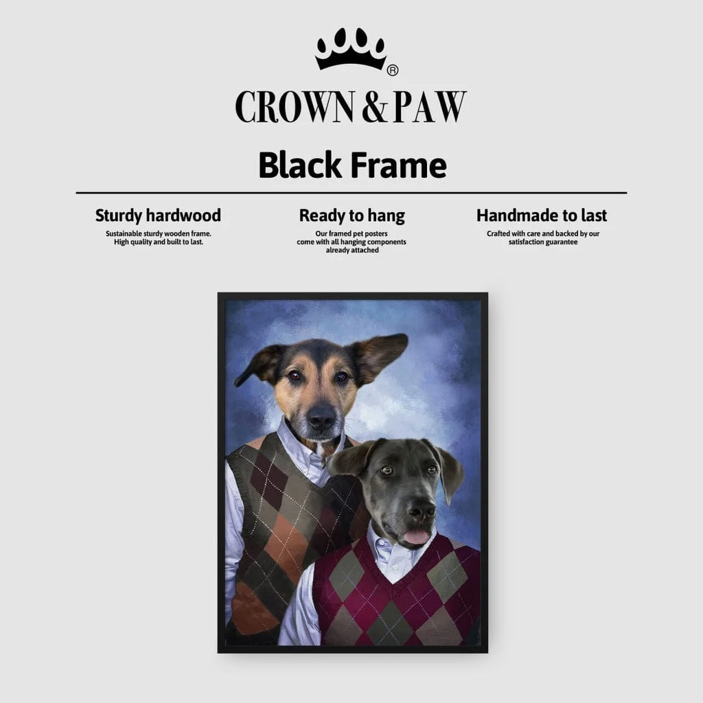 Custom Pet Portrait Poster in Step Brothers Style