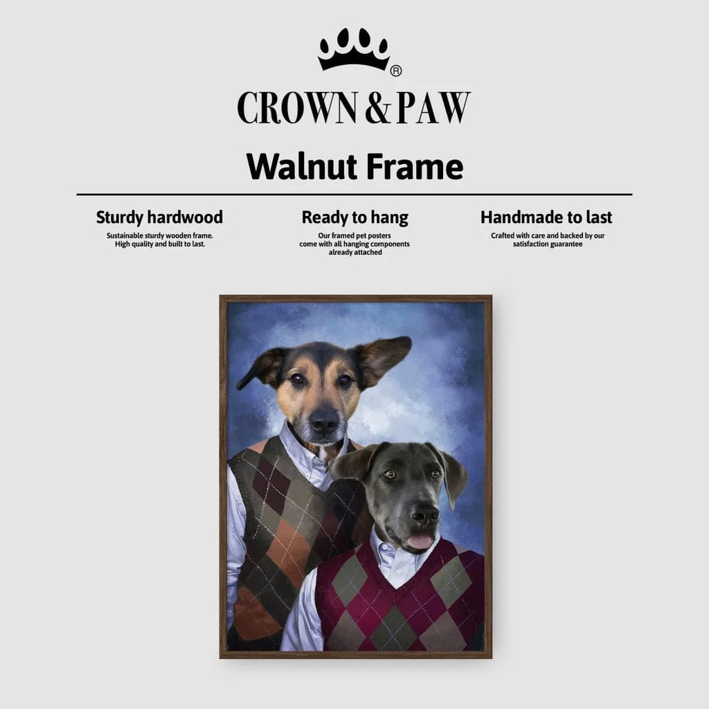 Custom Pet Portrait Poster in Step Brothers Style