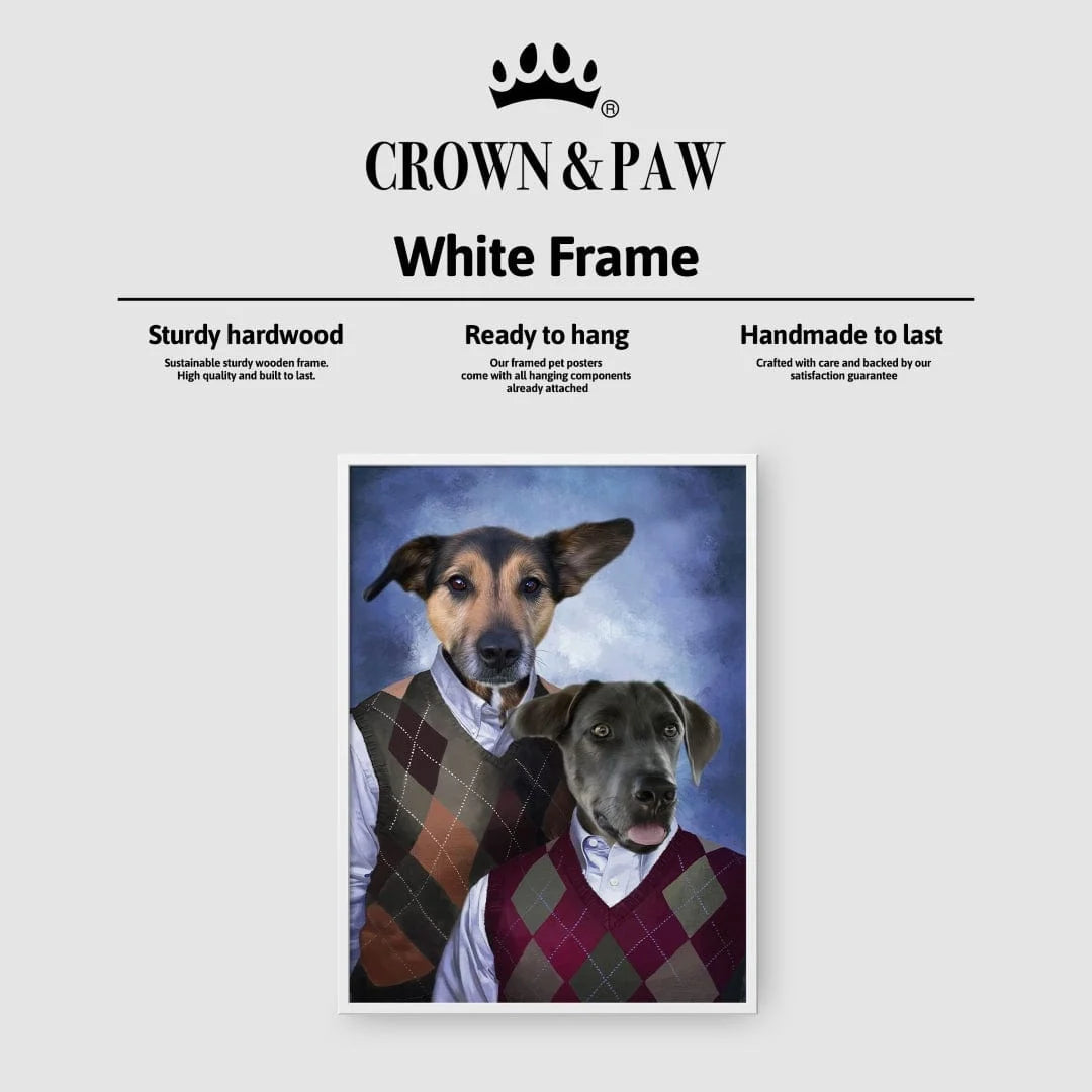 Custom Pet Portrait Poster in Step Brothers Style