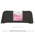 Custom Polyester Table Runner with Full-Color Artwork, Sewn Edges and Multiple 72-Inch Width — 24in x 72in