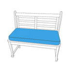 Custom Rectangle Banquette Bench Cushion for Dining, Kitchen, Entryway and Window Seat Comfort