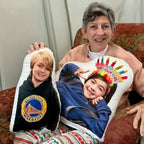 Custom Shaped Family Photo Body Pillow, Personalized Huggable Keepsake in Small to XL Sizes