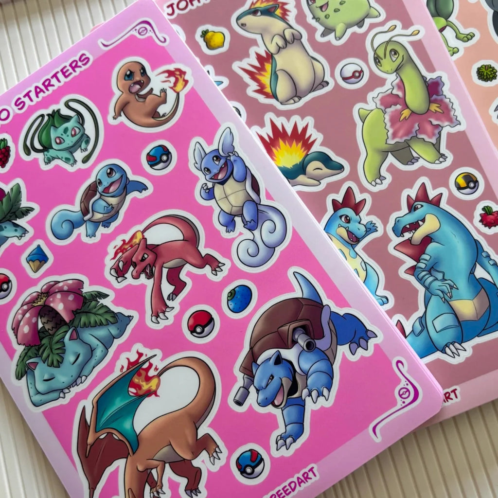 Custom Sticker Sheets with Your Background Artwork and Up to 17 Kiss-Cut Stickers per 19 x 12.5 cm Sheet