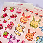Custom Sticker Sheets with Your Background Artwork and Up to 17 Kiss-Cut Stickers per 19 x 12.5 cm Sheet