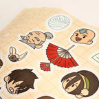 Custom Sticker Sheets with Your Background Artwork and Up to 17 Kiss-Cut Stickers per 19 x 12.5 cm Sheet