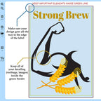 Custom Water Bottle Labels with Waterproof Vinyl, Uploadable Artwork, and Glossy or Matte Finish
