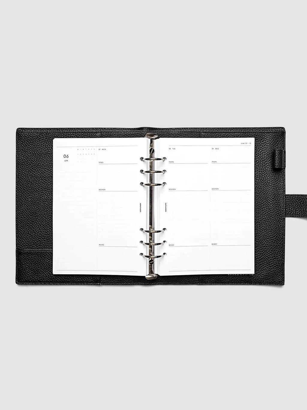Daily Planner Inserts for 2027, Monday Start in a Compact Two-Days-per-Page Vertical Layout Across 270 Pages