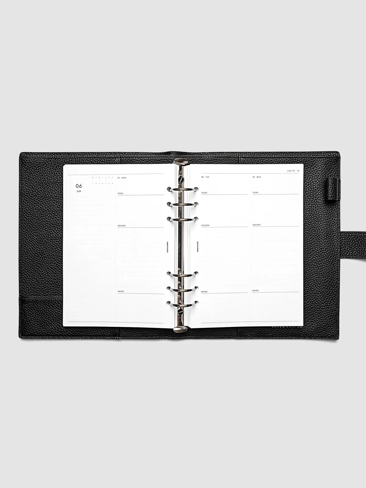Daily Planner Inserts for 2027, Monday Start in a Compact Two-Days-per-Page Vertical Layout Across 270 Pages