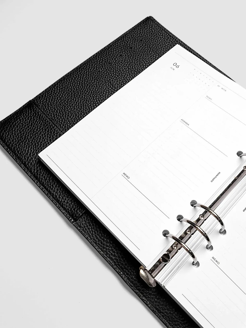 Daily Planner Inserts for 2027, Monday Start in a Compact Two-Days-per-Page Vertical Layout Across 270 Pages