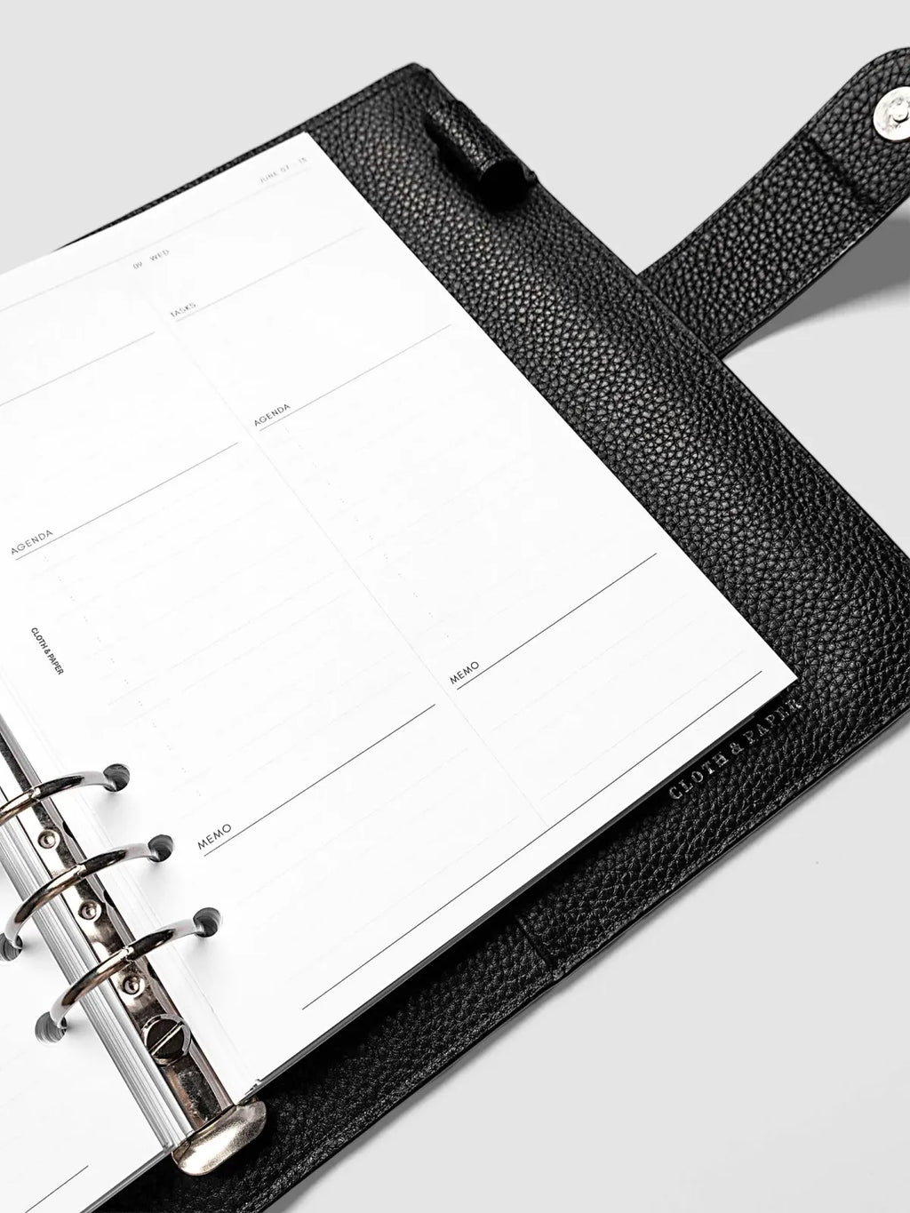 Daily Planner Inserts for 2027, Monday Start in a Compact Two-Days-per-Page Vertical Layout Across 270 Pages