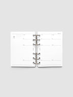 Daily Planner Inserts for 2027, Monday Start in a Compact Two-Days-per-Page Vertical Layout Across 270 Pages