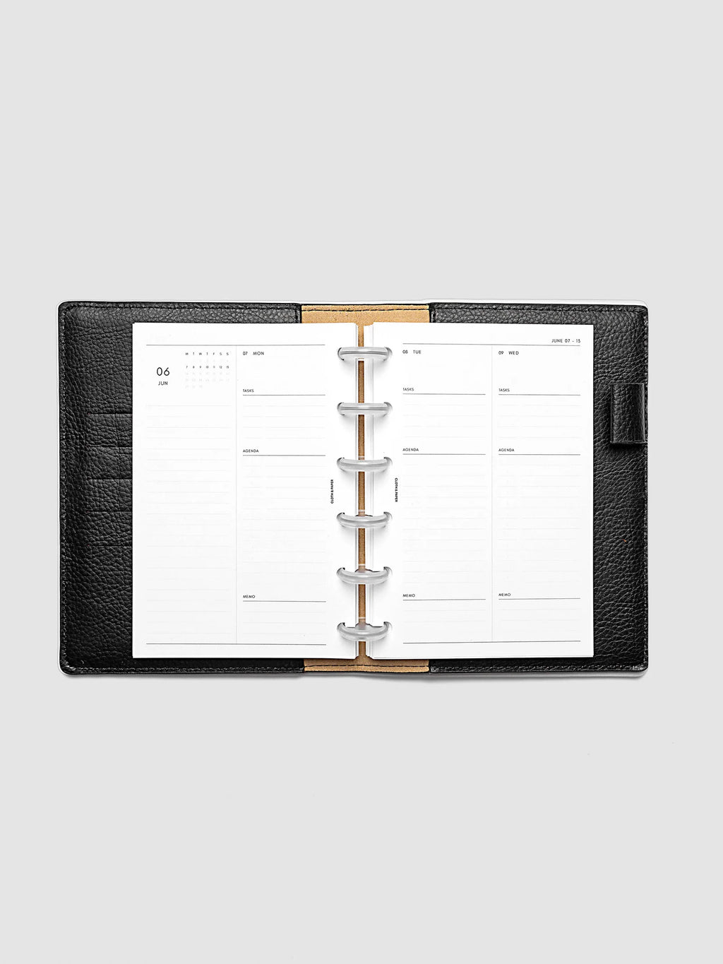 Daily Planner Inserts for 2027, Monday Start in a Compact Two-Days-per-Page Vertical Layout Across 270 Pages