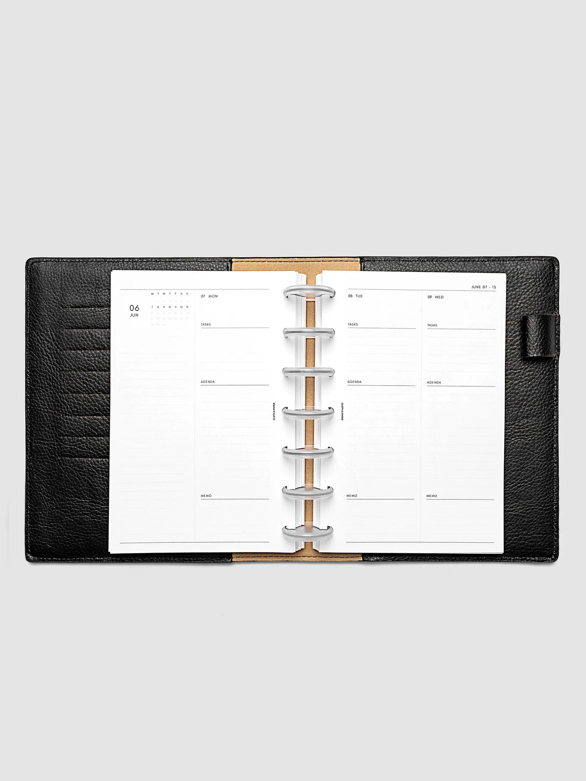 Daily Planner Inserts for 2027, Monday Start in a Compact Two-Days-per-Page Vertical Layout Across 270 Pages