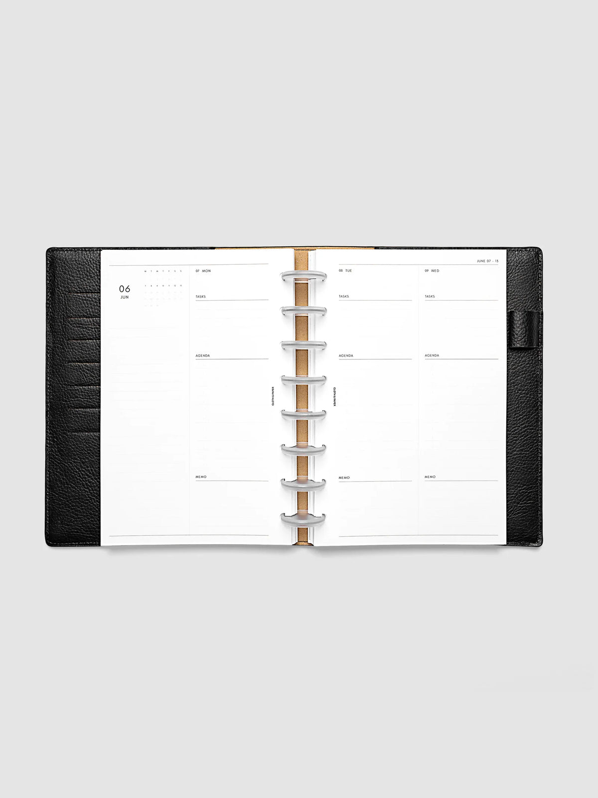 Daily Planner Inserts for 2027, Monday Start in a Compact Two-Days-per-Page Vertical Layout Across 270 Pages
