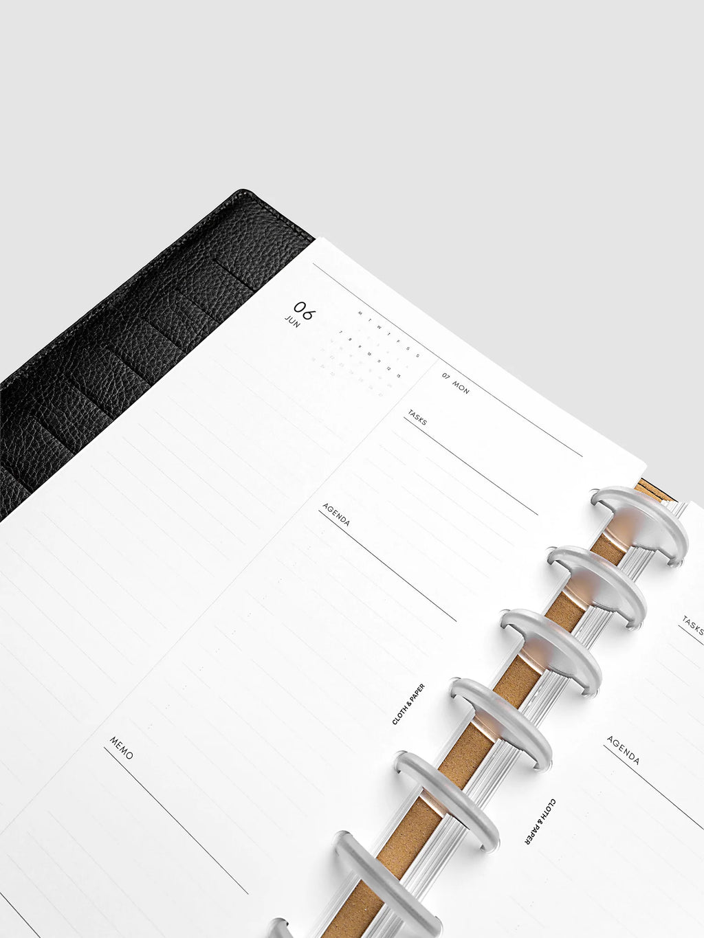 Daily Planner Inserts for 2027, Monday Start in a Compact Two-Days-per-Page Vertical Layout Across 270 Pages