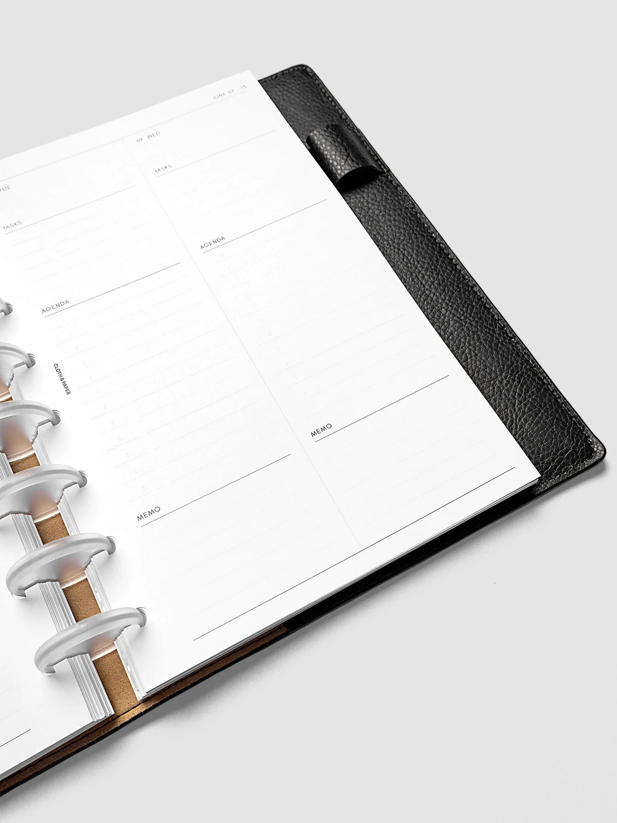 Daily Planner Inserts for 2027, Monday Start in a Compact Two-Days-per-Page Vertical Layout Across 270 Pages