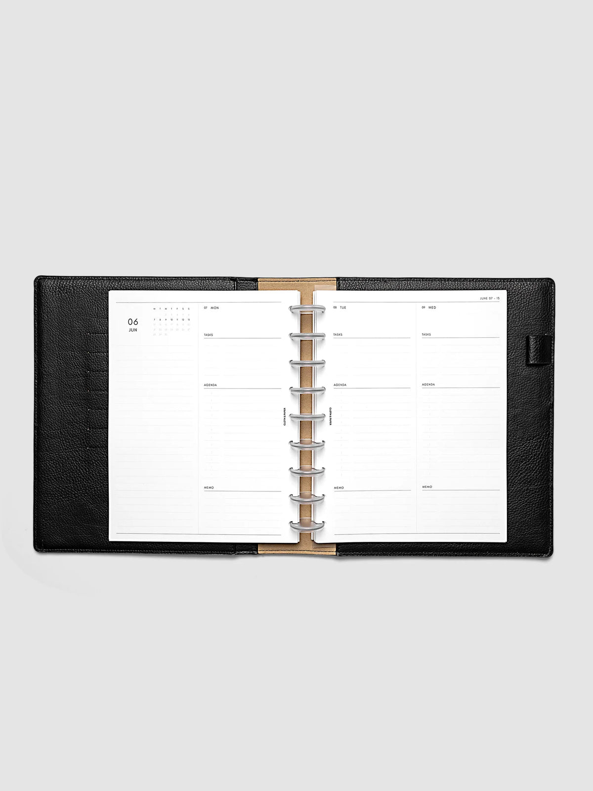 Daily Planner Inserts for 2027, Monday Start in a Compact Two-Days-per-Page Vertical Layout Across 270 Pages
