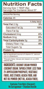 Dairy-Free Coconut Milk Creamer