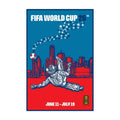 Dallas Host City Poster for FIFA World Cup 2026™ Fans, Collectible Wall Art for Home or Office