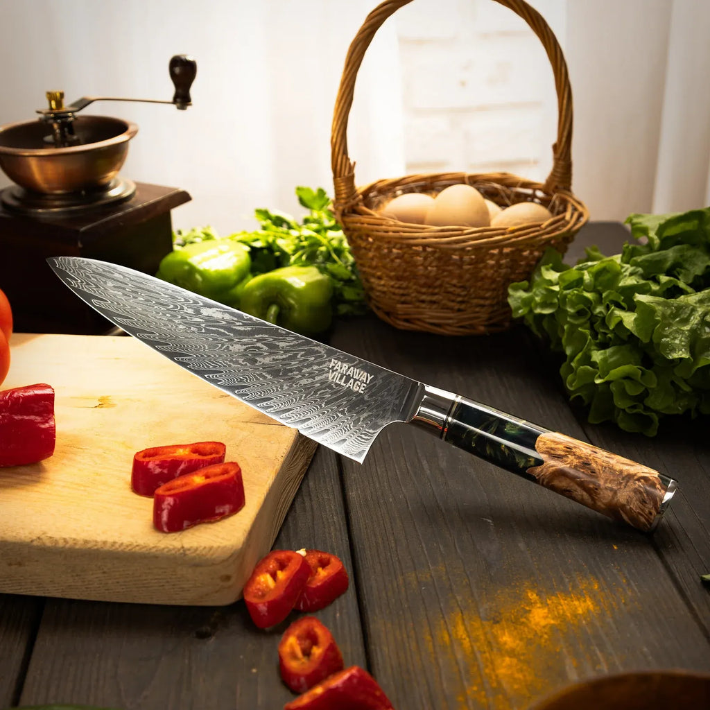 Damascus Steel Chef's Knife
