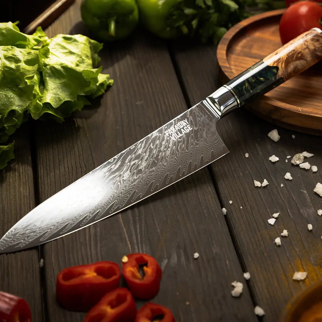 Damascus Steel Chef's Knife