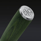 Damascus Steel Utility Knife, 5-Inch Green Kitchen Knife