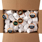 Dark Roast Coffee Pods Variety Pack, 96 Count of Four Artisan Blends for Bold Single-Serve Coffee